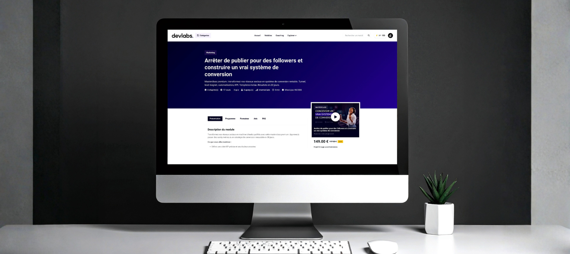 DEVLABS plateforme de formation et ressources digitales