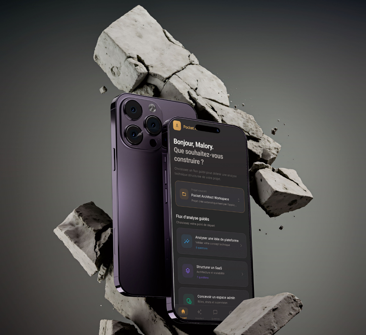 Pocket Architect journal de build et expérimentation IA